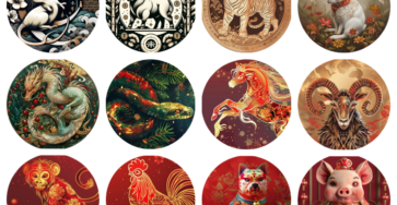 12 Chinese Zodiac Animals